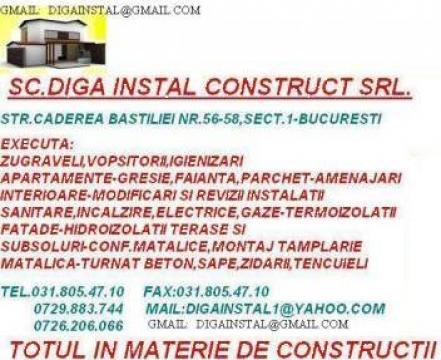 Servicii in constructii, instalatii electrice de la Diga Instal Construct