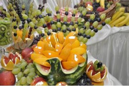 Aranjamente nunti, Sculpturi decorative fructe de la Glamour Image
