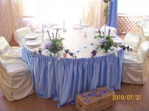 Aranjament Salon Bleu pentru nunti de la Marry With Me