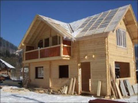 Casa de lemn in stoc la pret avantajos de la Sc Prod Com Cabana srl