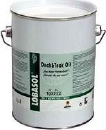 Ulei special pentru uz exterior Deck&Teak Oil de la Alveco Montaj Srl