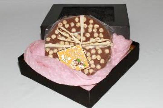 Cutie bomboane neagra satinata Black Chocolate Cake
