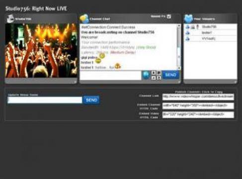 Aplicatie transmitere live video