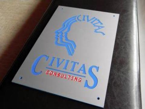 Placheta firma Civitas de la Gravoshop
