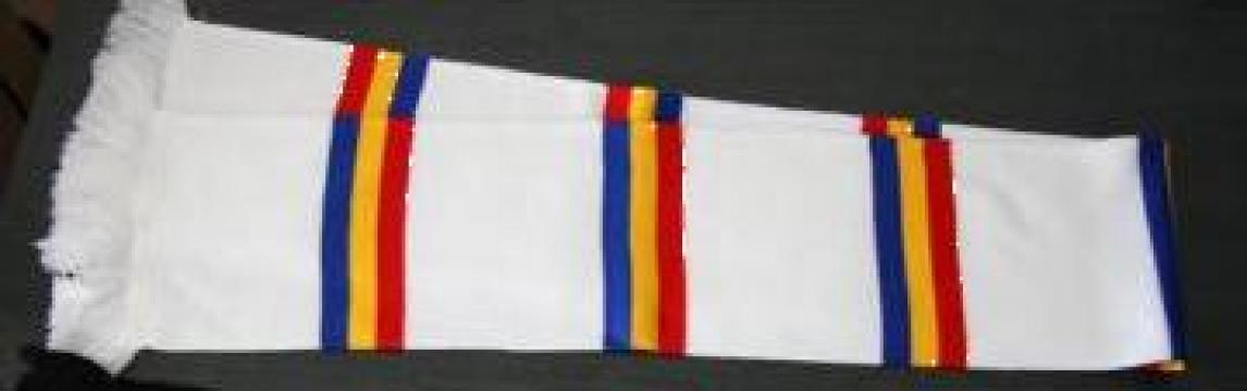 Fular Tricolor (Alb)