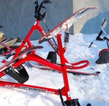 Snowscoot Carving Alu Red
