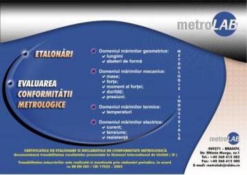Servicii de confirmare si testare metrologica de la Inter Metrologia S.R.L.