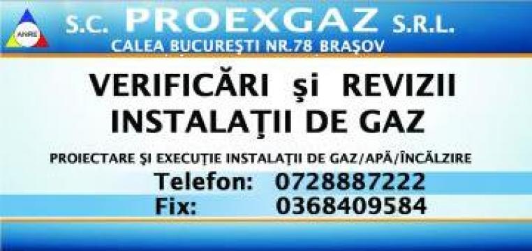 Verificare / revizie instalatie de gaz de la Proexgaz Srl.
