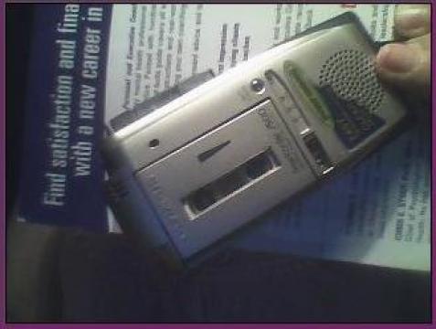 Reportofon cu caseta - Olympus Microcassette Recorder