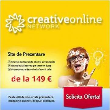 Site de prezentare de la Creative Online Network