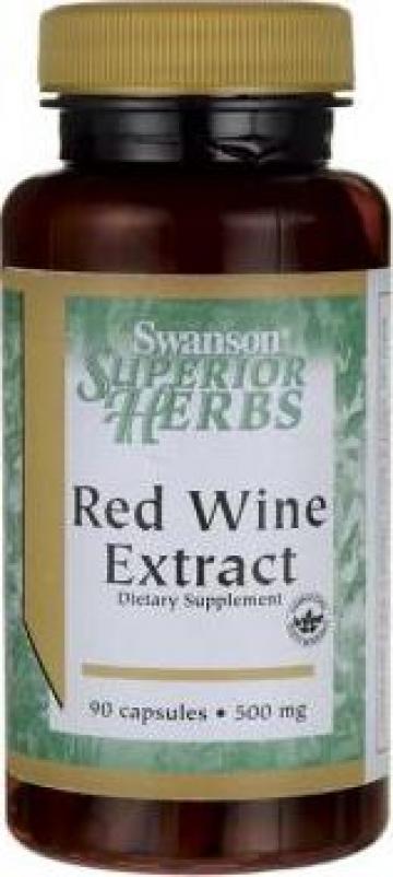 Supliment alimentar Extract de Vin Rosu Resveratrol 500 mg