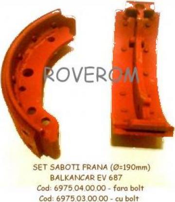 Saboti frana (D=190mm) stivuitor Balkancar de la Roverom Srl
