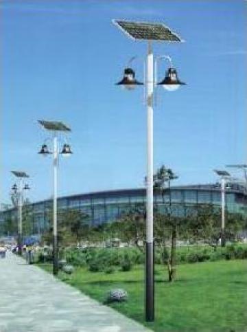 Sistem de iluminat parc cu panou solar