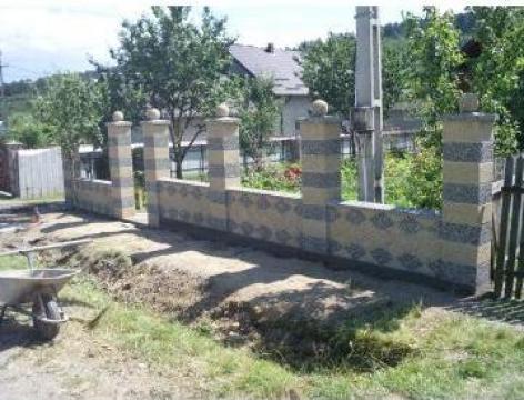Gard prefabricat din beton de la Prefabet Srl