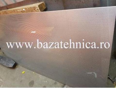 Tabla perforata din inox 0.8x1000x2000 mm, R3T5 de la Baza Tehnica Alfa Srl