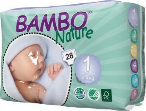 Scutece nou-nascut Bambo 1 (2-4 kg) 28 buc.