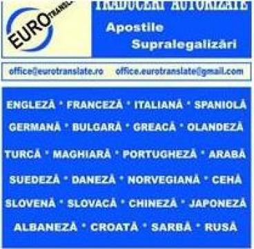 Apostile Haga - Craiova de la Eurotranslate Srl.