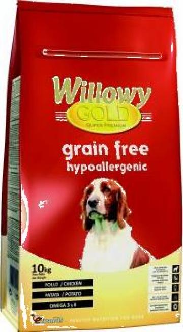 Hrana caini Willowy Gold grain free hipoalergenic 10kg de la Snoopy Pet Shop Srl