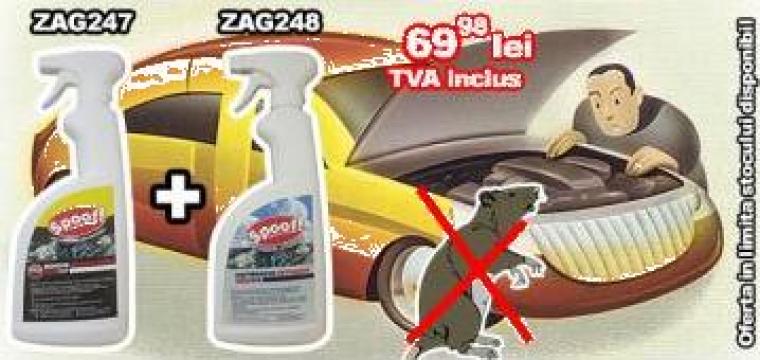 Spray impotriva mirosului de rozatoare ZAG248+ZAG247 de la Agan Trust Srl