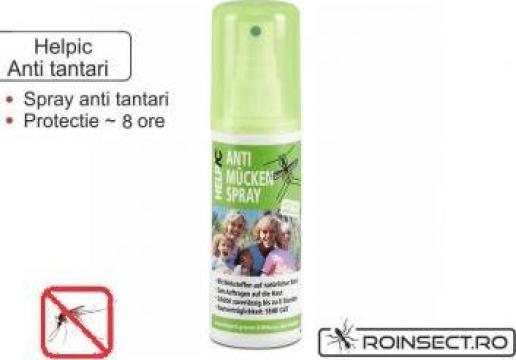 Spray protectiv contra tantarilor Helpic de la Agan Trust Srl