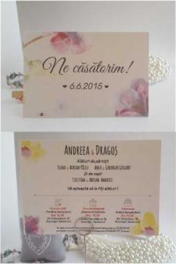 Invitatie de nunta Watercolor