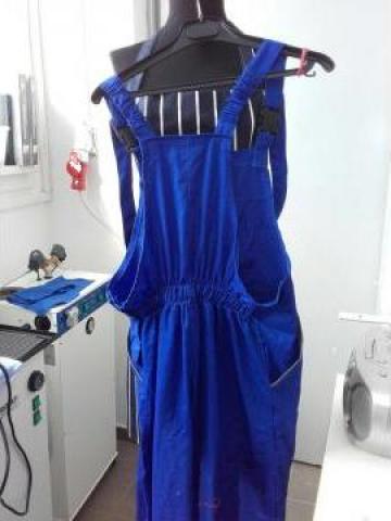Salopeta albastra de lucru de la Blue Textile Atelier