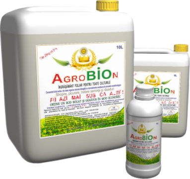 Ingrasamant organic foliar Agrobion de la Sc Agrobion Plus Srl