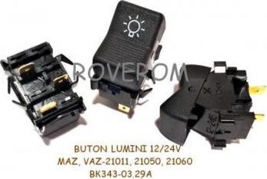 Buton lumini MAZ-103, VAZ-2101, 2105, 2106 (12/24V) de la Roverom Srl