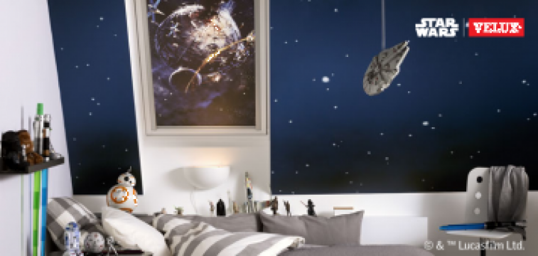 Rulou Star Wars & Velux Galactic Night Collection