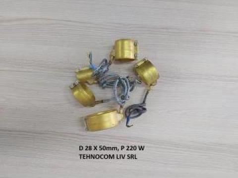 Rezistenta colier 28 mm, L 50 mm, P = 220 W de la Tehnocom Liv Rezistente Electrice, Etansari Mecanice