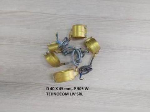 Rezistenta banda D 40 mm, L 45 mm, P = 305 W de la Tehnocom Liv Rezistente Electrice, Etansari Mecanice