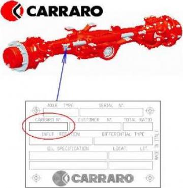Punte Carraro 133580 - tractor Claas Ares 640