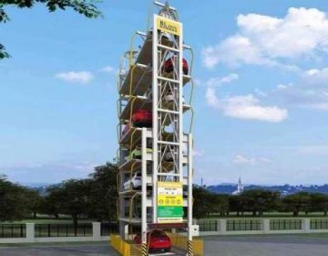 Instalatie de parcare pe verticala 16 auto de la Samro Technologies Srl