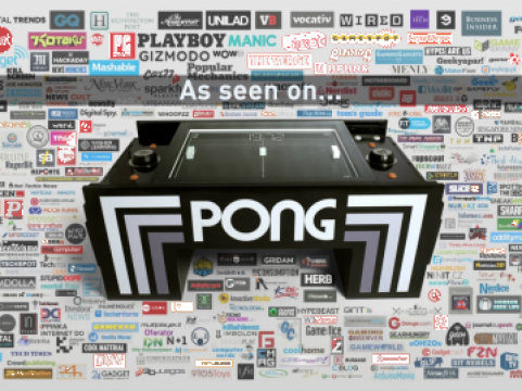 Joc Atari Pong Coffee Table de la Rom Bowling Intl Srl