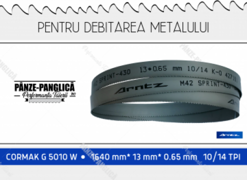 Panza fierastrau metal 1640x13x10/14 M42 Cormak G5010 W de la Panze Panglica Srl