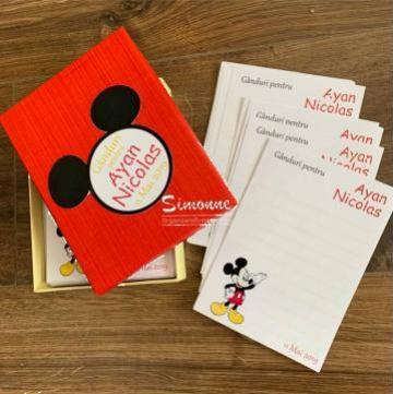 Guest book personalizat Mickey Mouse de la Simonne