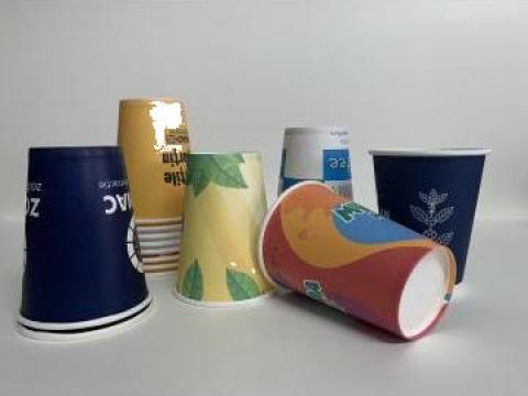 Pahare de carton personalizate 7 oz - 207 ml de la Spot Cups Srl