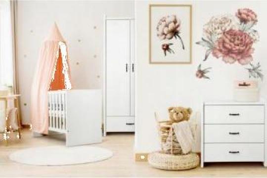 Mobilier camera copii si bebelusi Klups Amelia Alb