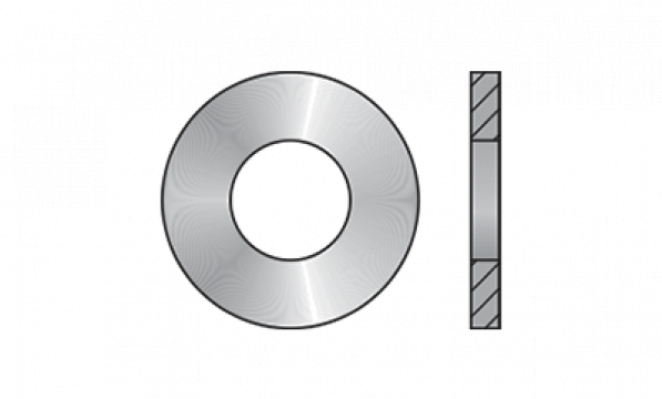 Saiba plata, forma A M10 (10.5)-125