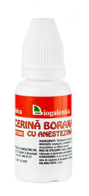 Glicerina boraxata cu anestezina - 20 g