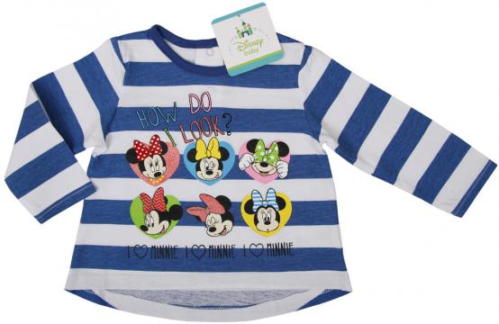 Bluza cu maneca lunga pentru copii Minnie Mouse de la A&P Collections Online Srl-d