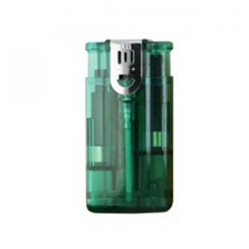 Bricheta lux double flame transparenta, verde de la Dali Mag Online Srl