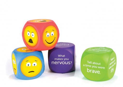 Jucarie Cuburi pentru conversatii - Emoji de la A&P Collections Online Srl-d