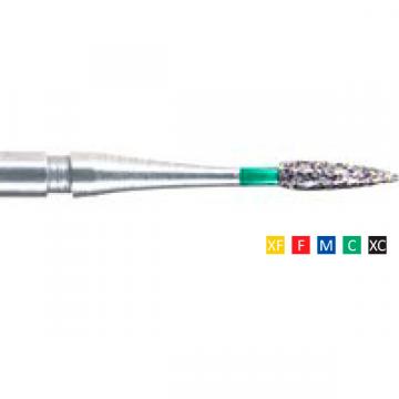 Freze dentare diamantate Flame Needle 540 F 010(1/10mm)