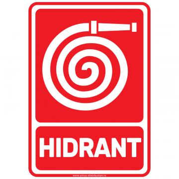 Indicator autocolant Hidrant - A5