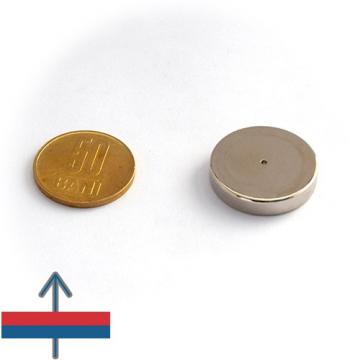 Magnet neodim disc 25 x 5 mm