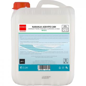 Detergent pardoseli canistra 5 litri Naranja Asevitto 24H de la Ekomax International Srl