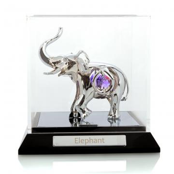 Figurina Elefant cu cristale Swarovski in caseta de la Luxury Concepts Srl