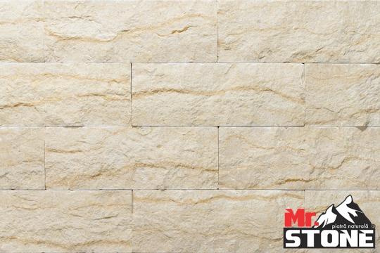 Piatra Limestone SLY split face vein cut 8 x 22cm de la Antique Stone Srl