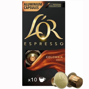 Capsule espresso L'Or Colombia 10buc 52g de la KraftAdvertising Srl